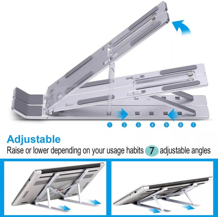 Support Ordinateur Réglable en Aluminium – Image 5