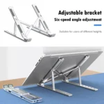 Support Ordinateur Réglable en Aluminium – Image 2